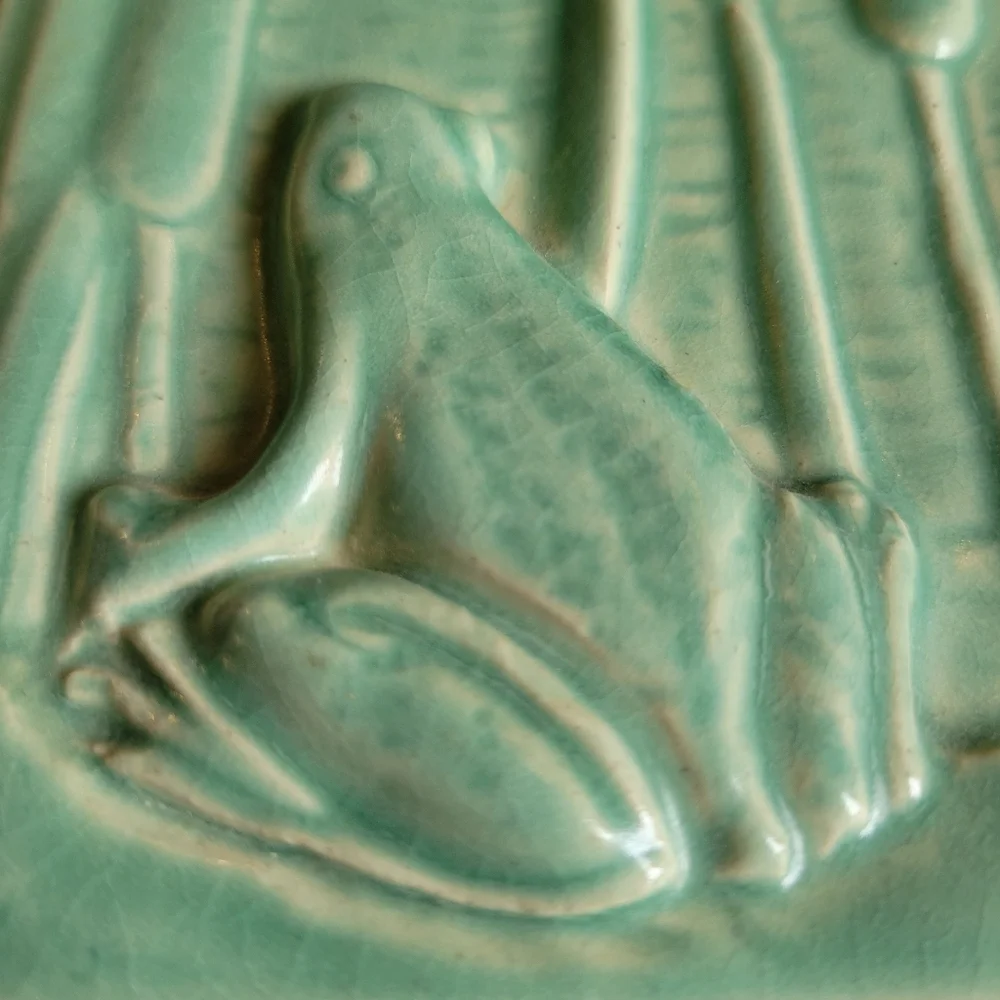 Vintage Tyge Handmade Wall Tile Set- Made In Traverse City Michigan Ceramic - Picture 5 of 16